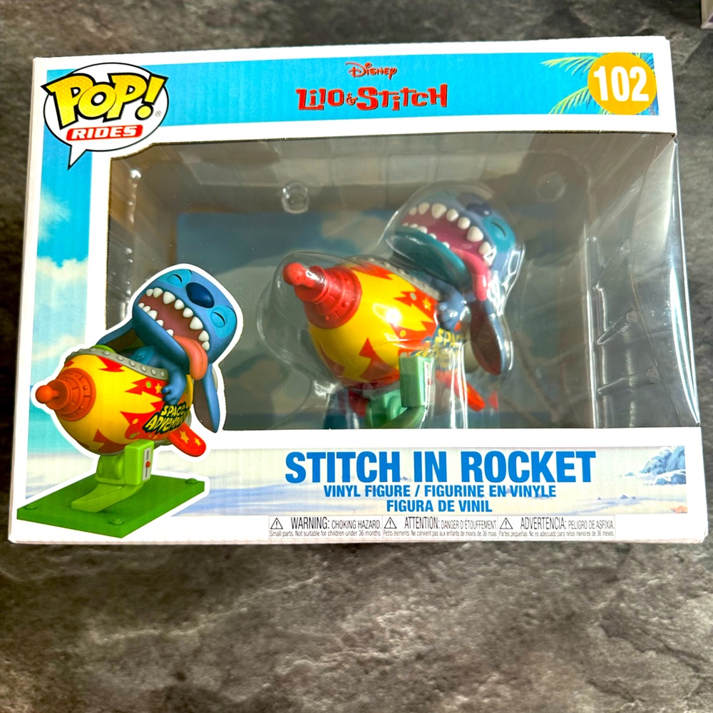 Funko Stitch in Rocket